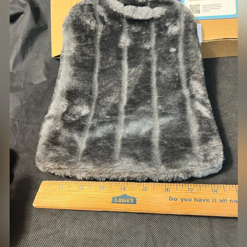 Voila Gray Faux Fur Hot Water bag